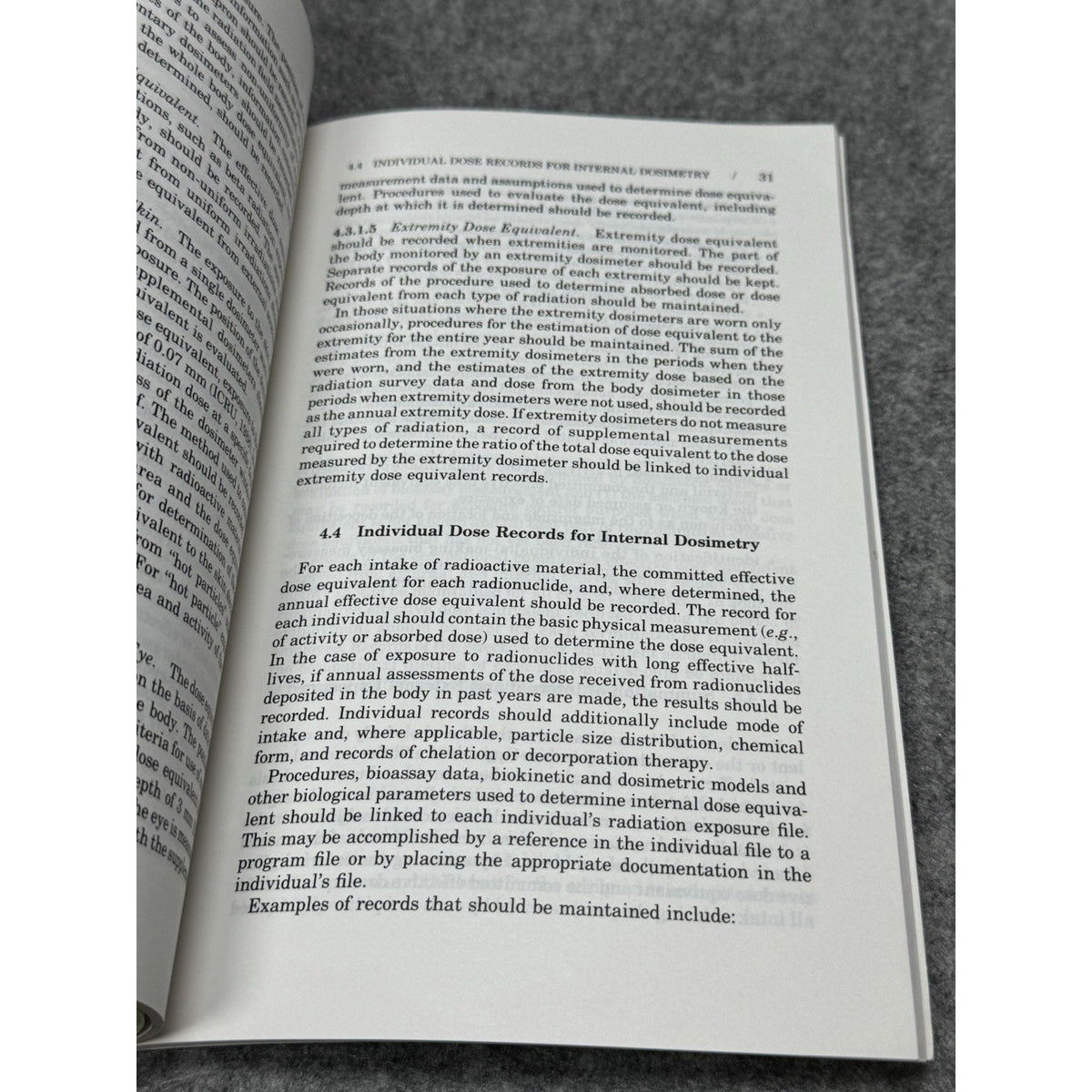 NCRP Report 114 Maintaining Radiation Protection Records Dosimetry Nuclear