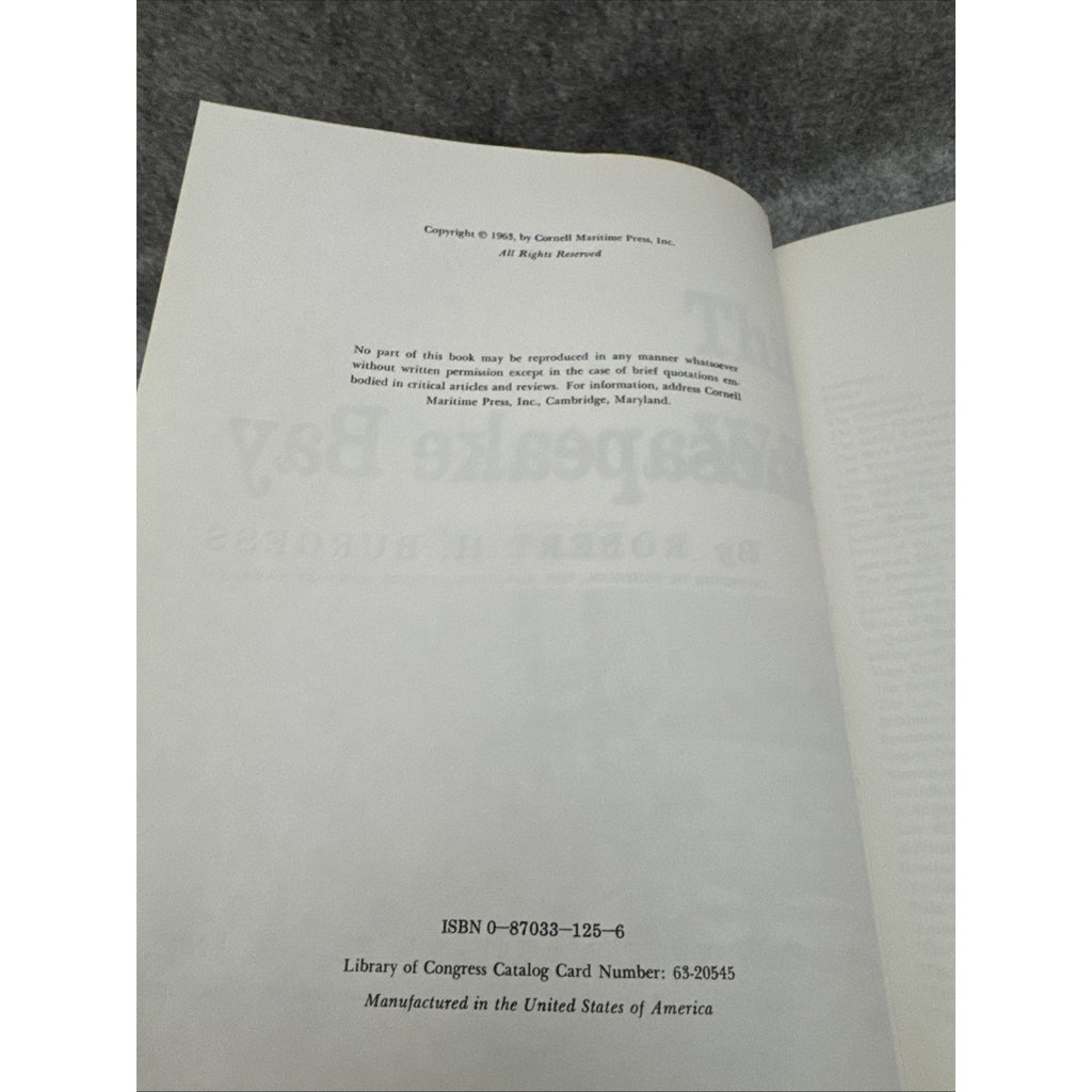 This Was Chesapeake Bay by Robert H. Burgess (1963, Hardcover)