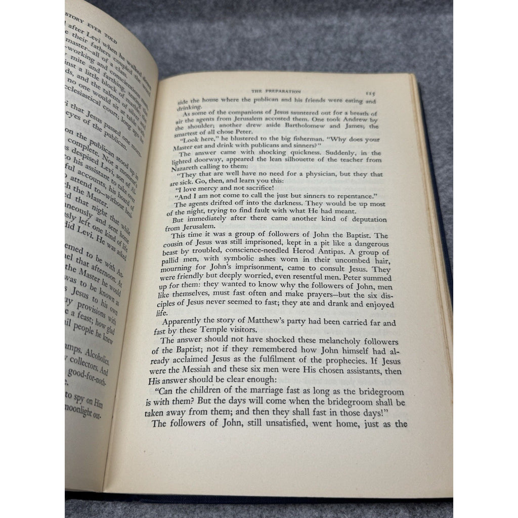 1951 The Greatest Story Ever Told Fulton Oursler Jesus Christ Hardcover