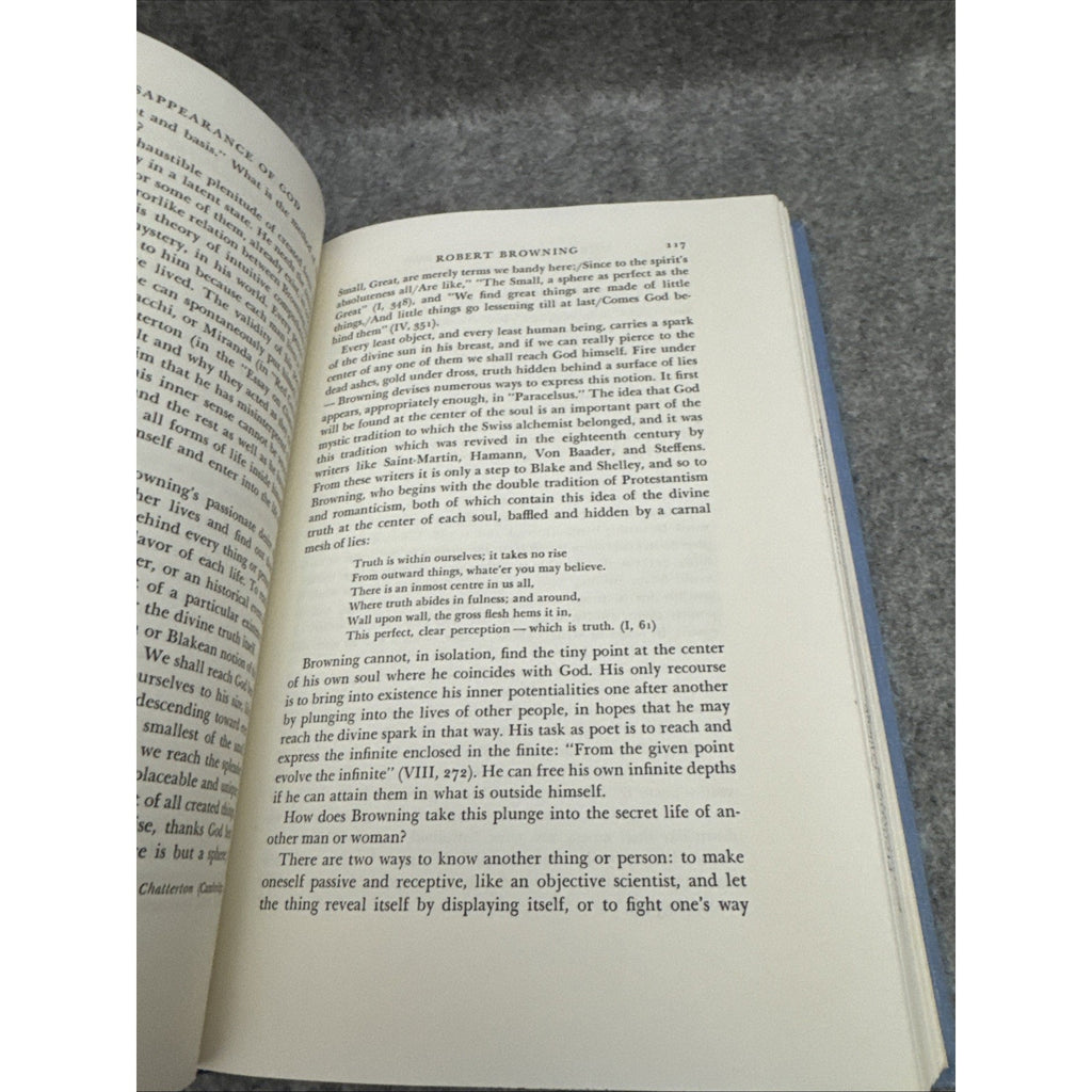 The Disappearance of God : Five Nineteenth Century Writers. Miller 1963 HC