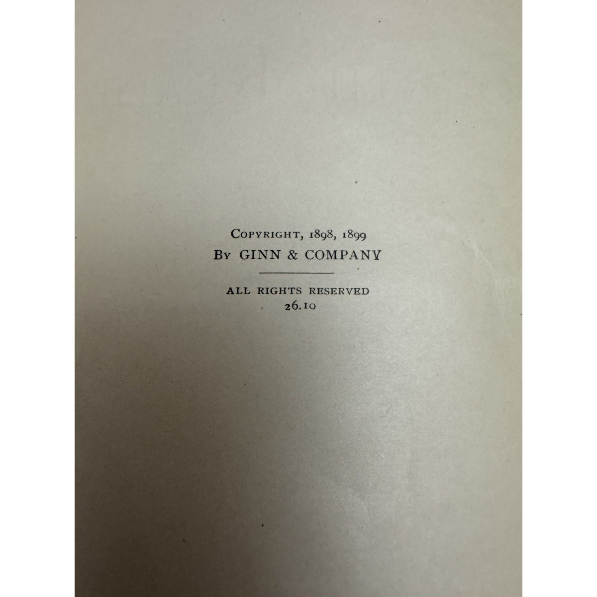 1899 Cyr’s Fourth Reader Ellen M Cyr Ginn & Co Antique School Reader HC