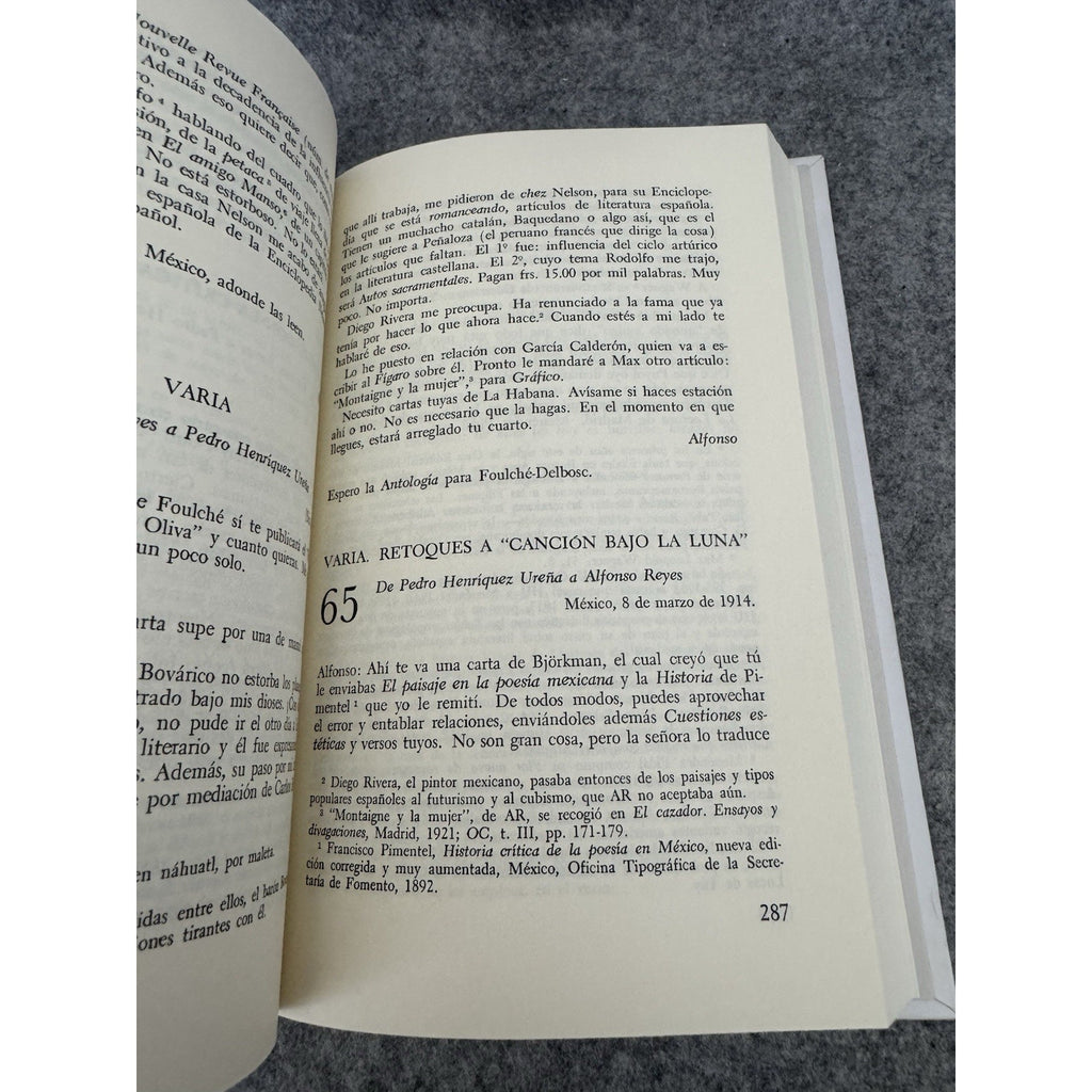 Alfonso Reyes Pedro Henríquez Ureña Correspondencia I 1907-1914 HC 2004