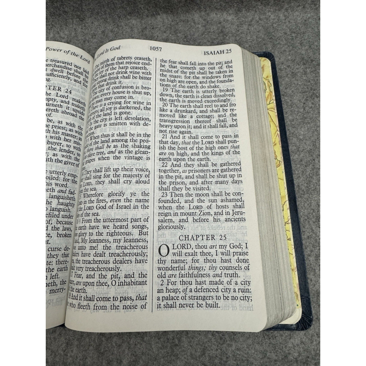Holy Bible KJV Giant Print Red Letter Edition Pictorial Edition Regency 1973