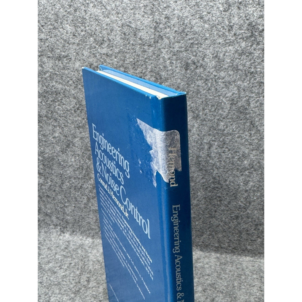 Engineering Acoustics & Noise Control by Conrad J. Hemond, Jr