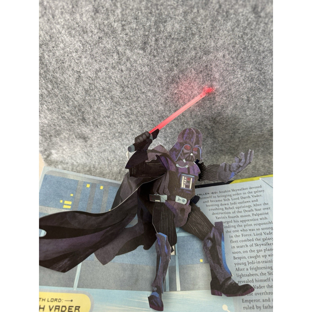 Star Wars Pop-Up Guide to the Galaxy Matthew Reinhart 2007 Lights Promo Copy