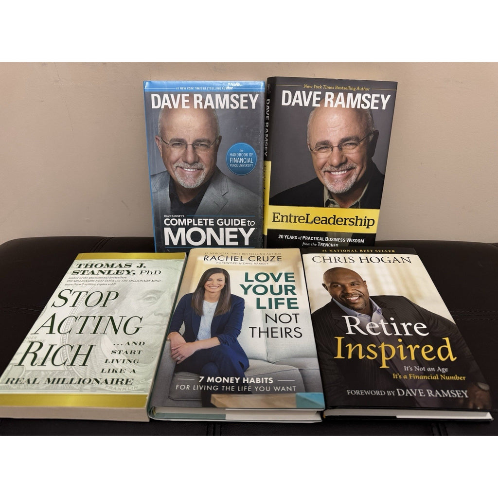 Dave Ramsey 5 Book Lot Money EntreLeadership Retire Inspired