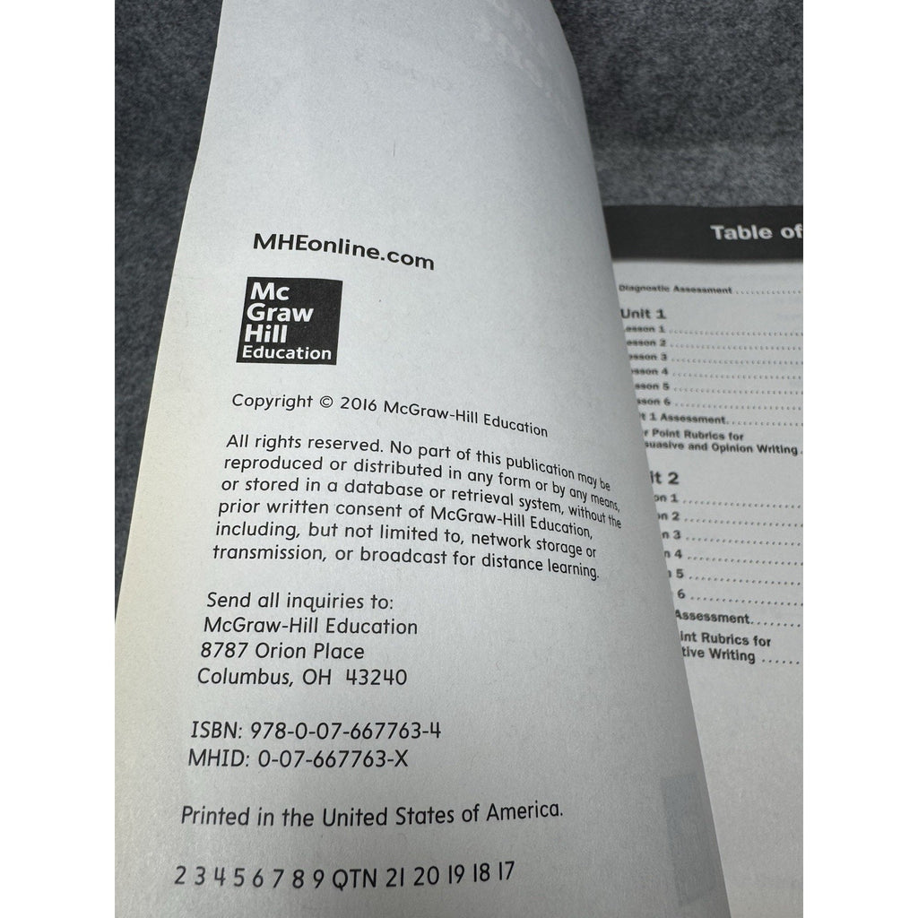 SRA Open Court Reading Grade 3 Lesson and Unit Assessment Books 1 & 2 2016