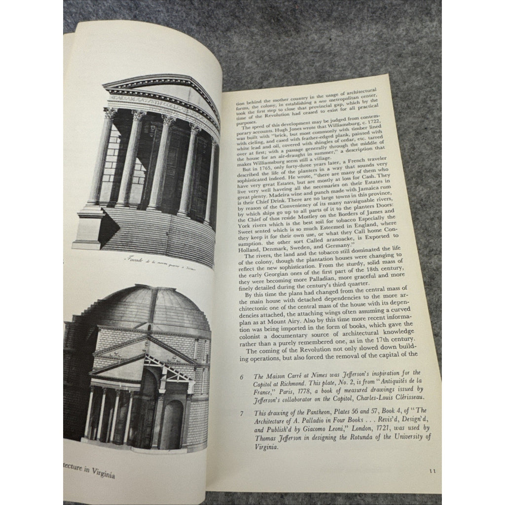 Architecture in Virginia by William B. O'Neal 1968 First Edition Paperback