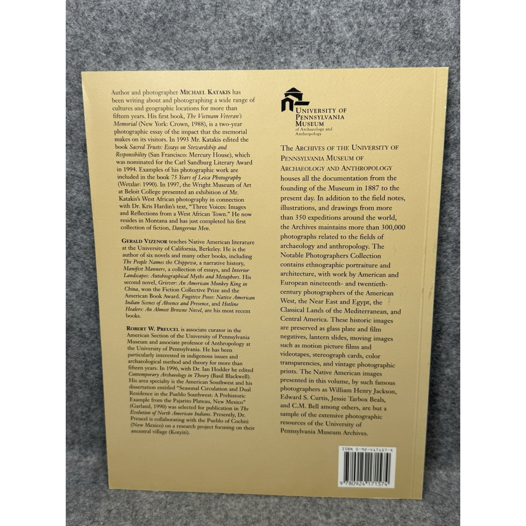 1998 Excavating Voices Native American Photography Michael Katakis Softcover