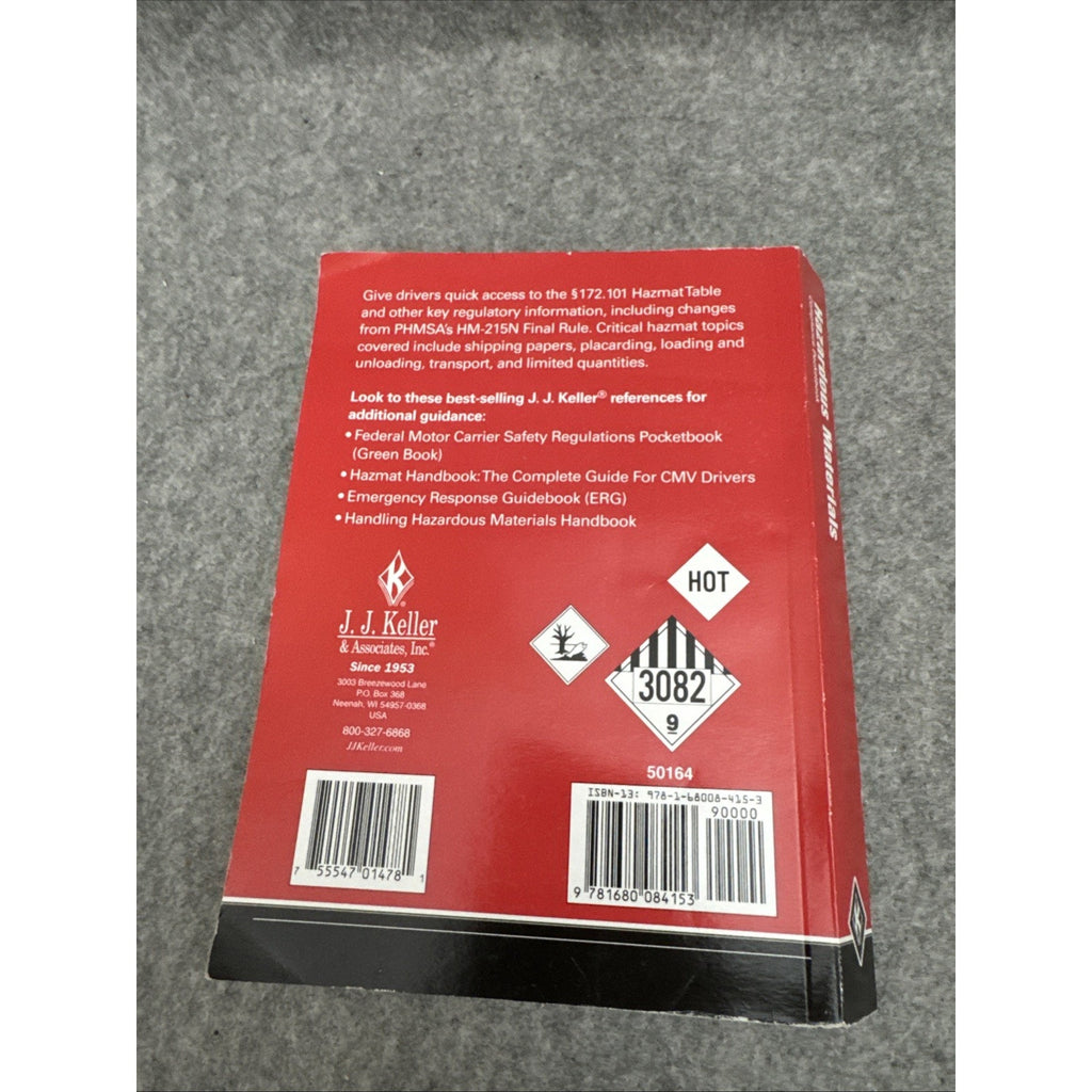 Hazardous Materials Compliance Pocketbook by J.J. Keller & Associates Staff...