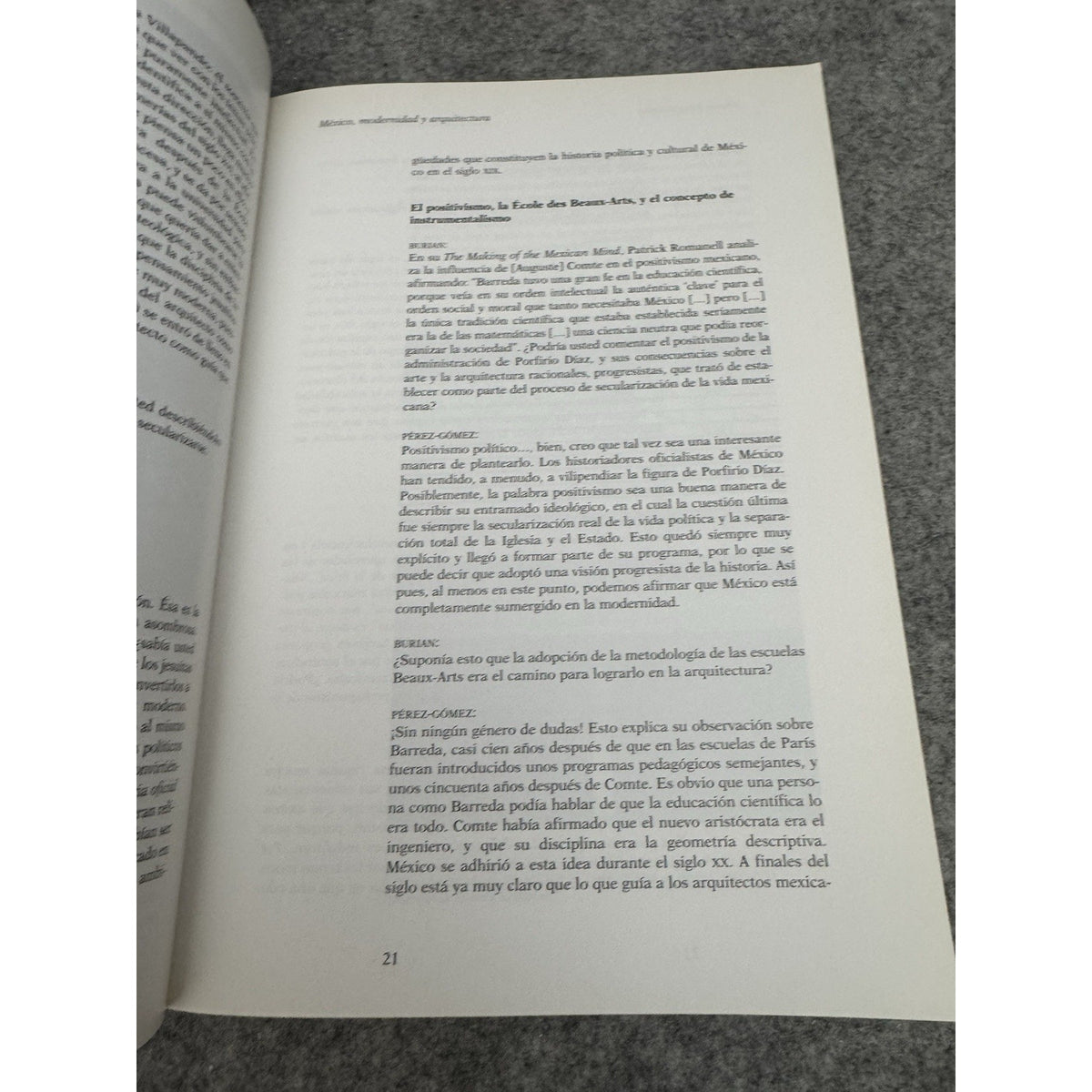 Modernidad y Arquitectura en Mexico Edward R Burian 1998 Spanish PB
