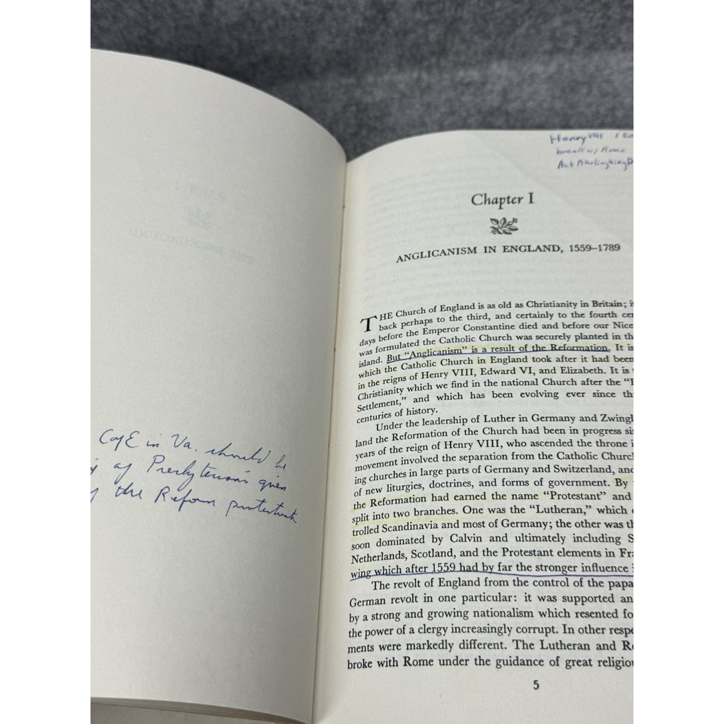 The Episcopal Church in the United States James Thayer Addison 1969 Hardcover