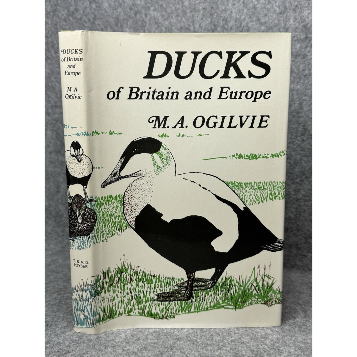 Ducks of Britain and Europe M.A. Ogilvie 1975 1st Edition HC DJ Illustrated