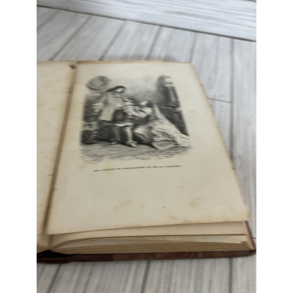 Alexandre Dumas Le Vicomte de Bragelonne Vol 2 Antique French Leather