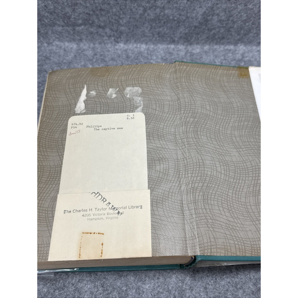 The Captive Sea by Craig Phillips HC First Edition 1964