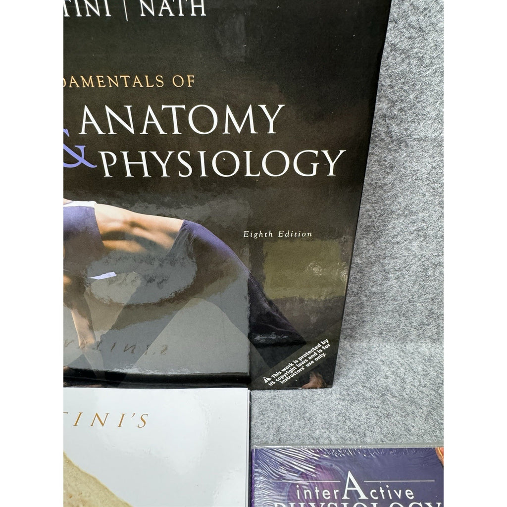 Fundamentals Anatomy Physiology 8th Martini Nath HC Atlas Sealed CD Bundle