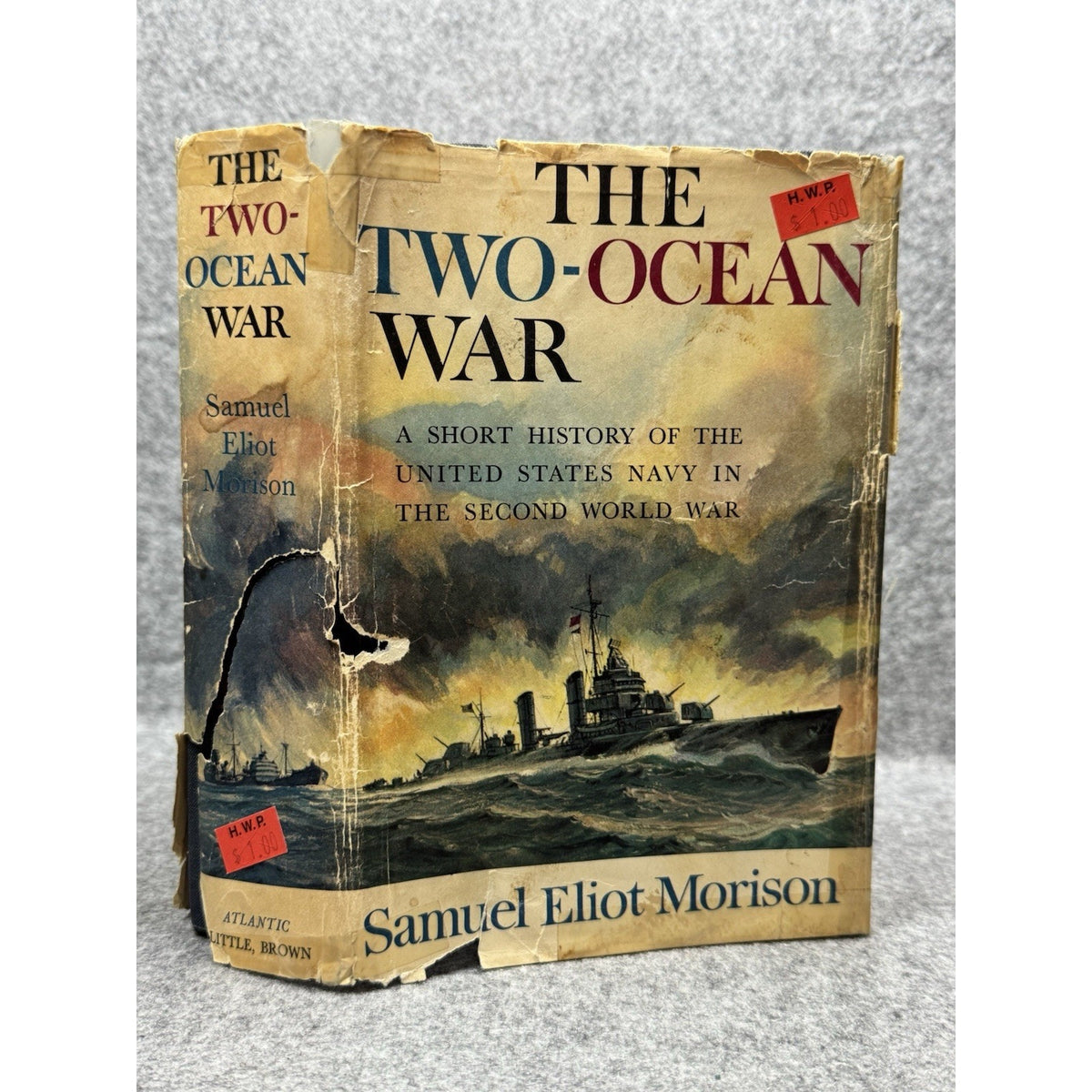 The Two-Ocean War Samuel Eliot Morison 1963 WWII US Navy Hardcover BCE
