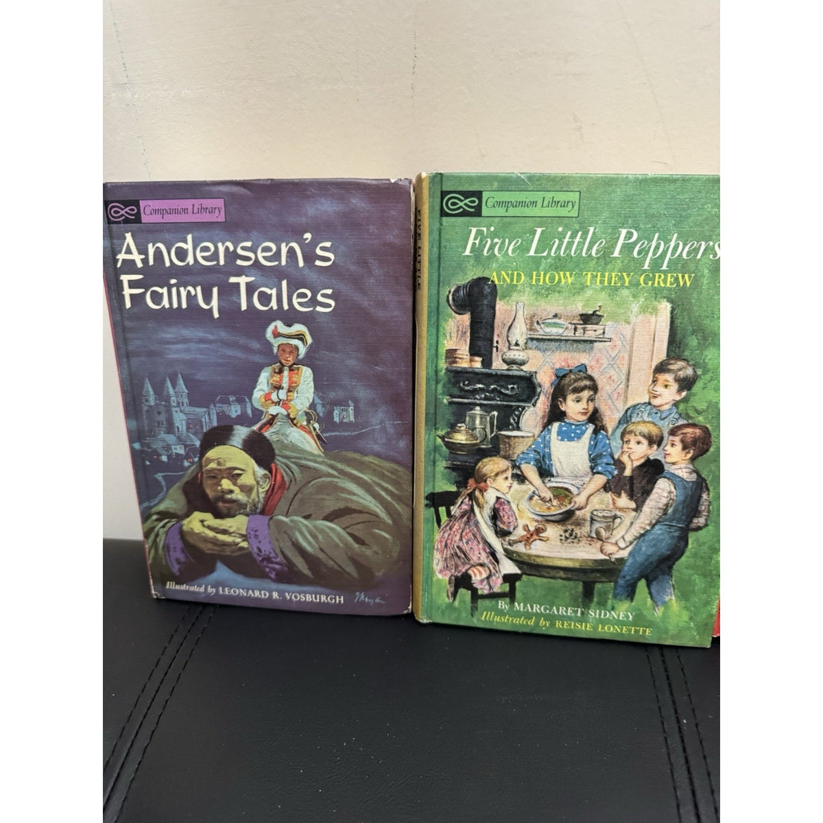 Companion Library Double-Sided Classics 4 Book Lot Oz Alice Grimm