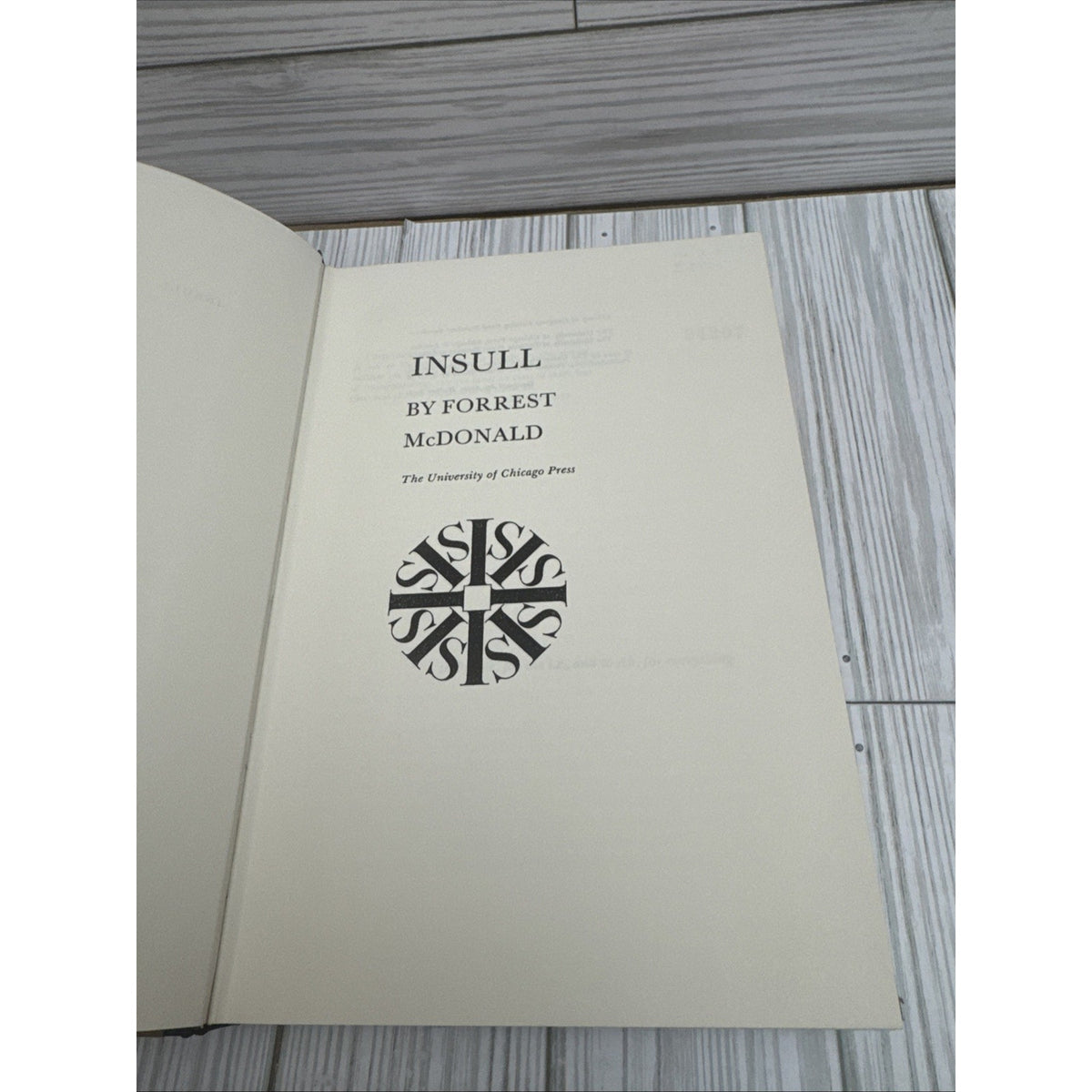 Insull Forrest McDonald HC 1962 The University Of Chicago