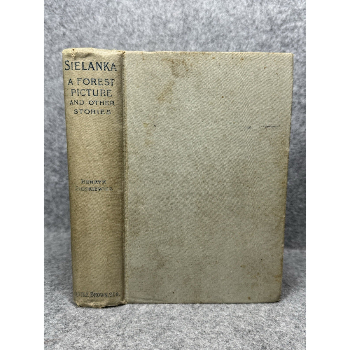 1898 Sielanka A Forest Picture Henryk Sienkiewicz Polish Stories Antique