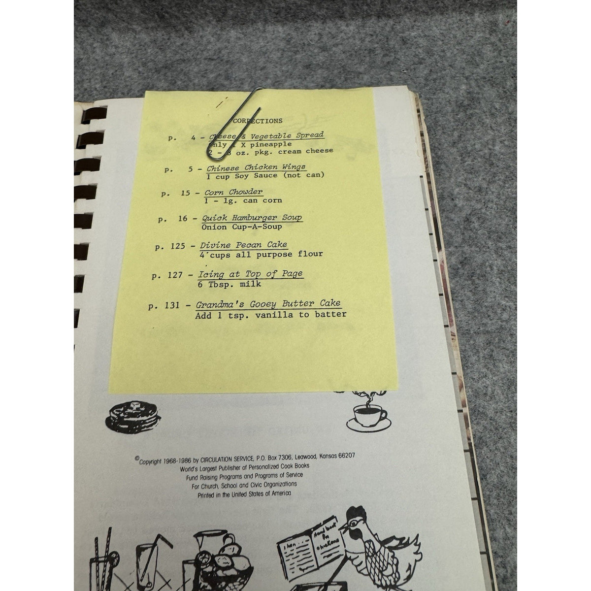 Norview United Methodist Church Favorite Recipes Cookbook Spiral Community