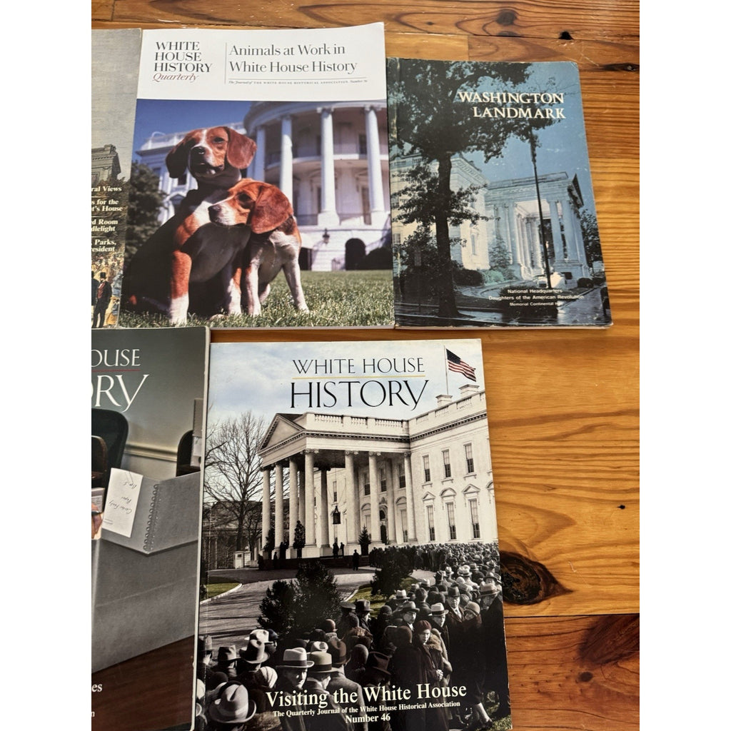 White House History Quarterly & Historic Guide Book Lot 13 Volumes