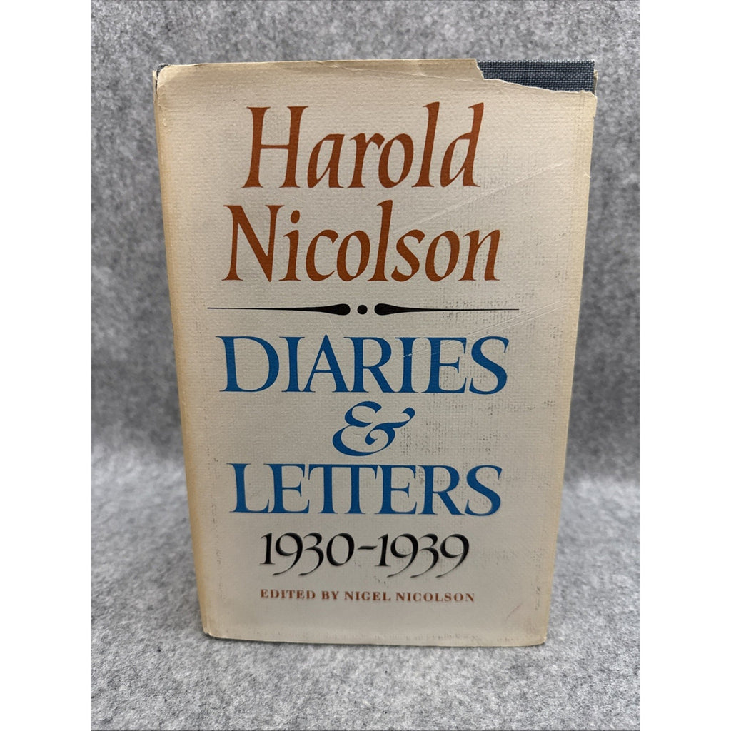 Diaries & Letters 1930-1939 Harold Nicholsen 1966 Atheneum HCDJ