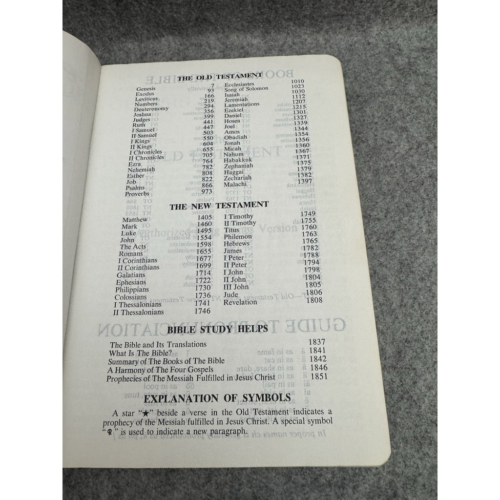 Holy Bible KJV Giant Print Red Letter Edition Pictorial Edition Regency 1973