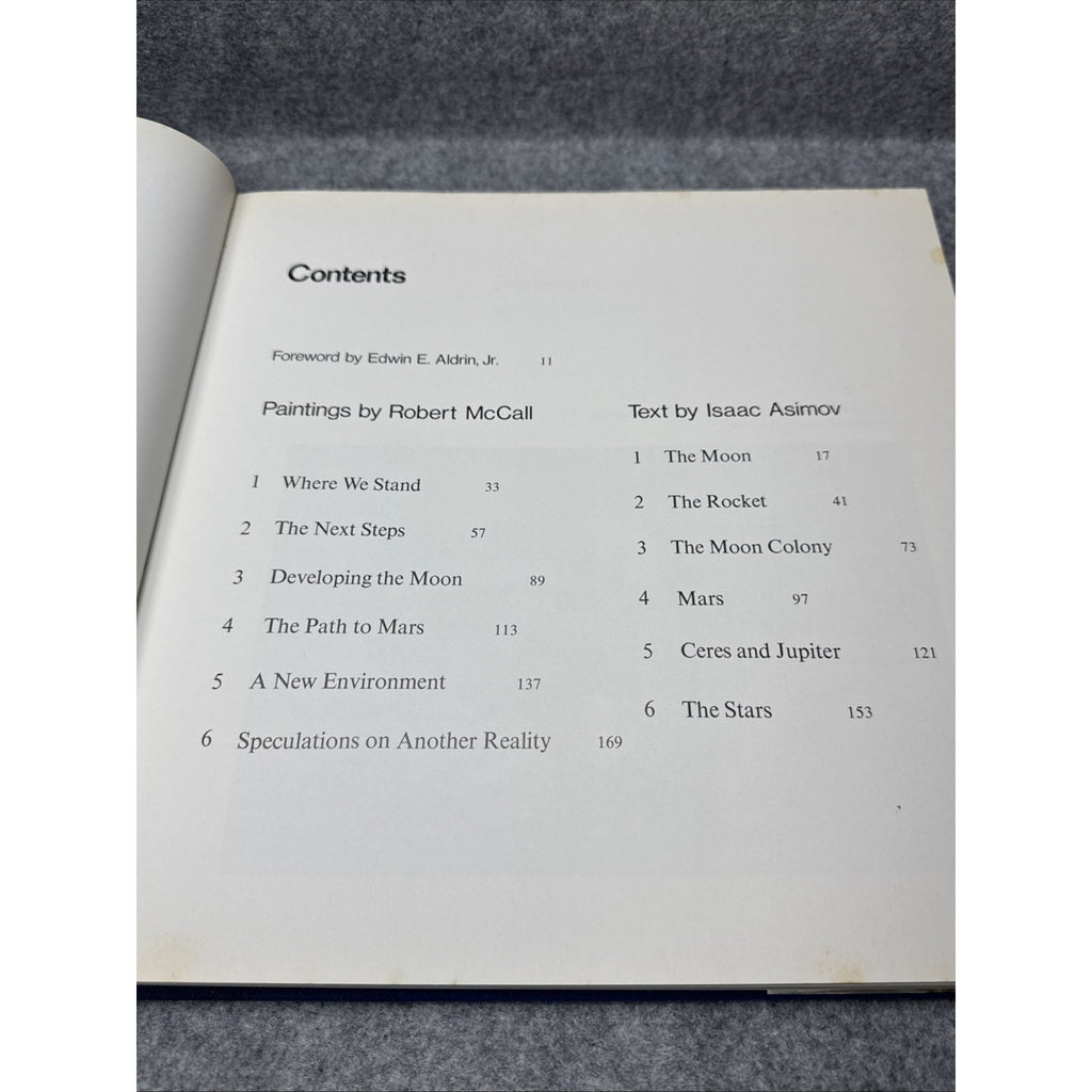 Our World In Space McCall / Asimov HCDJ
