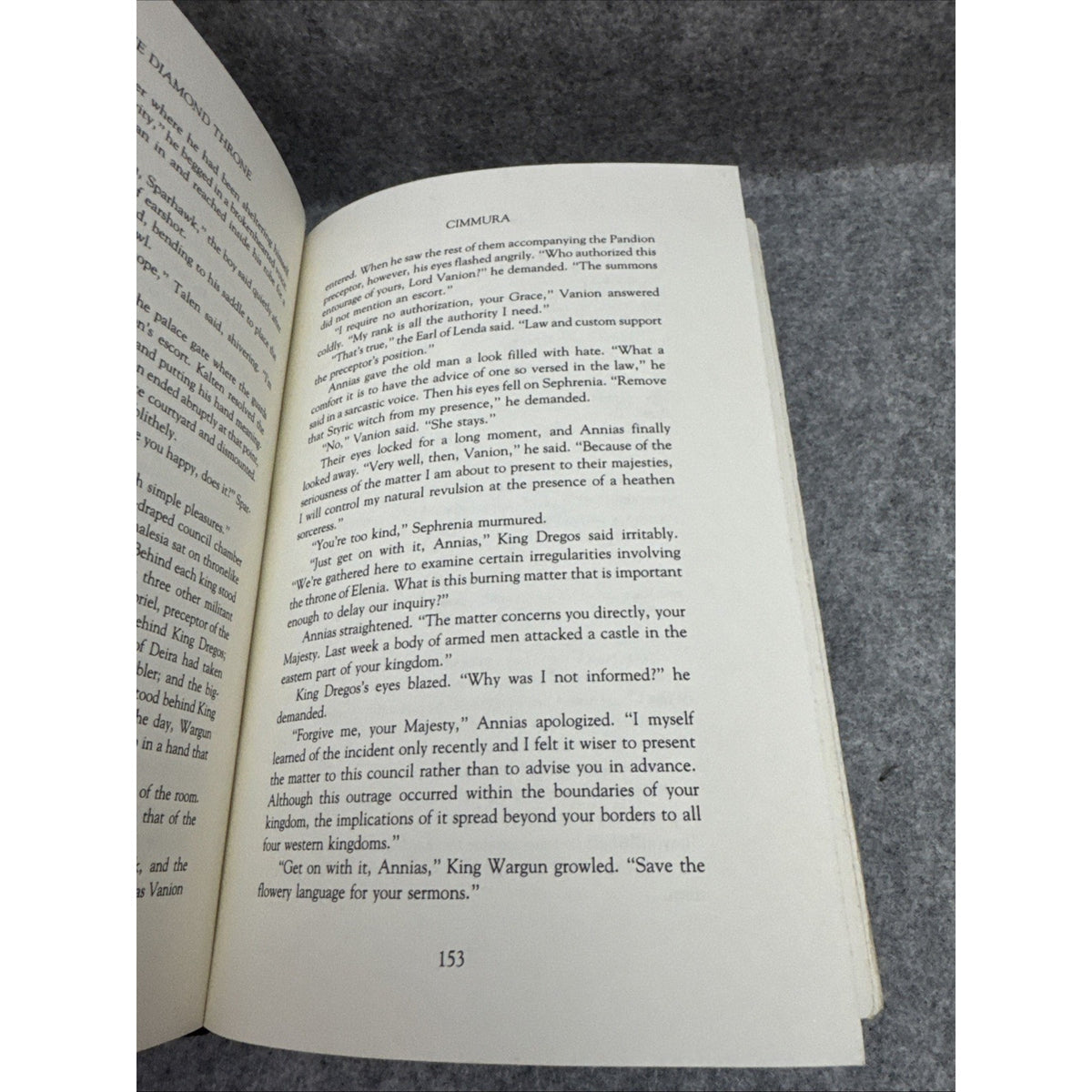 The Diamond Throne by David Eddings, 1989 Hardcover, 1st Edition, 1st Print