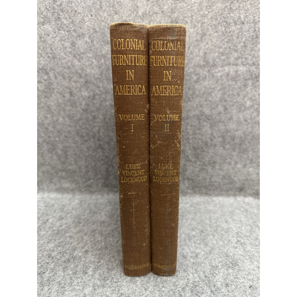 Colonial Furniture in America 1951 Vol 1 & 2 Luke Vincent Lockwood Set