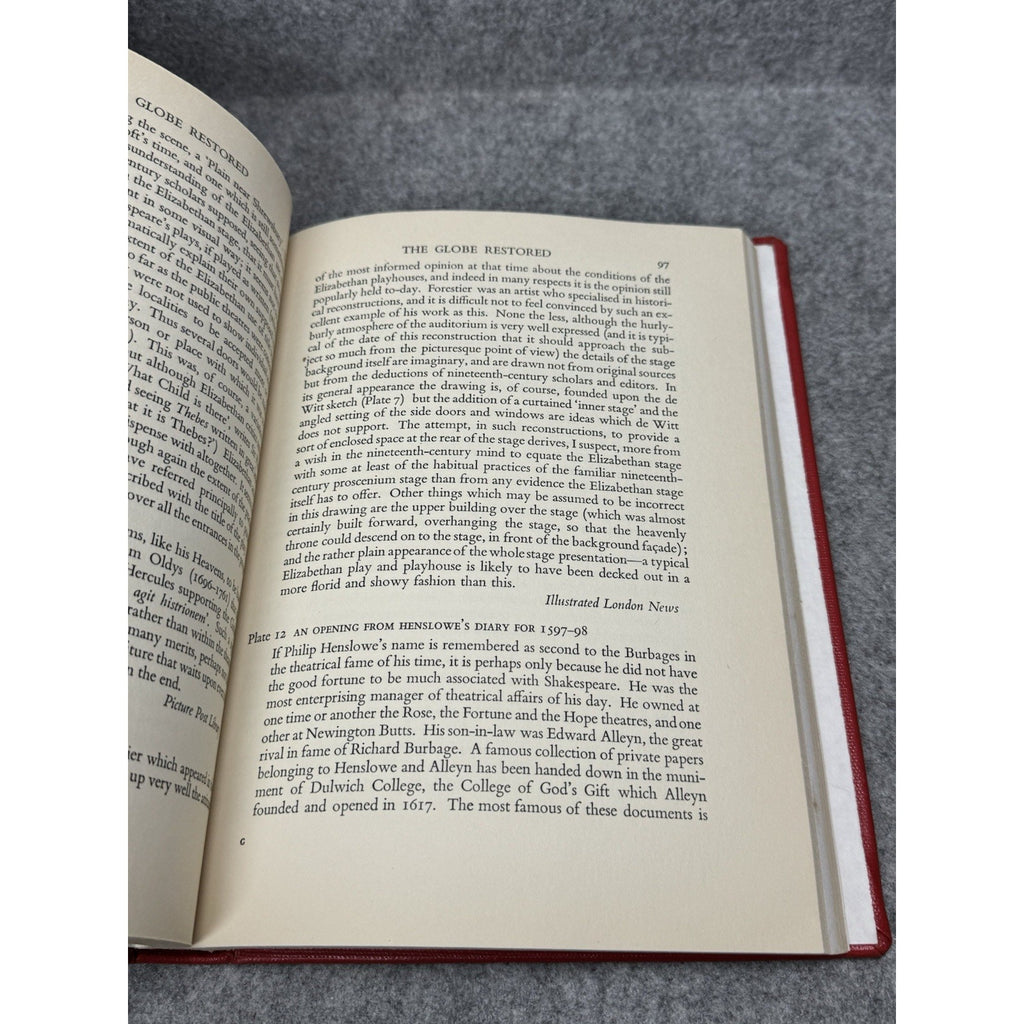The Globe Restored C Walter Hodges 1954 First American Edition Shakespeare