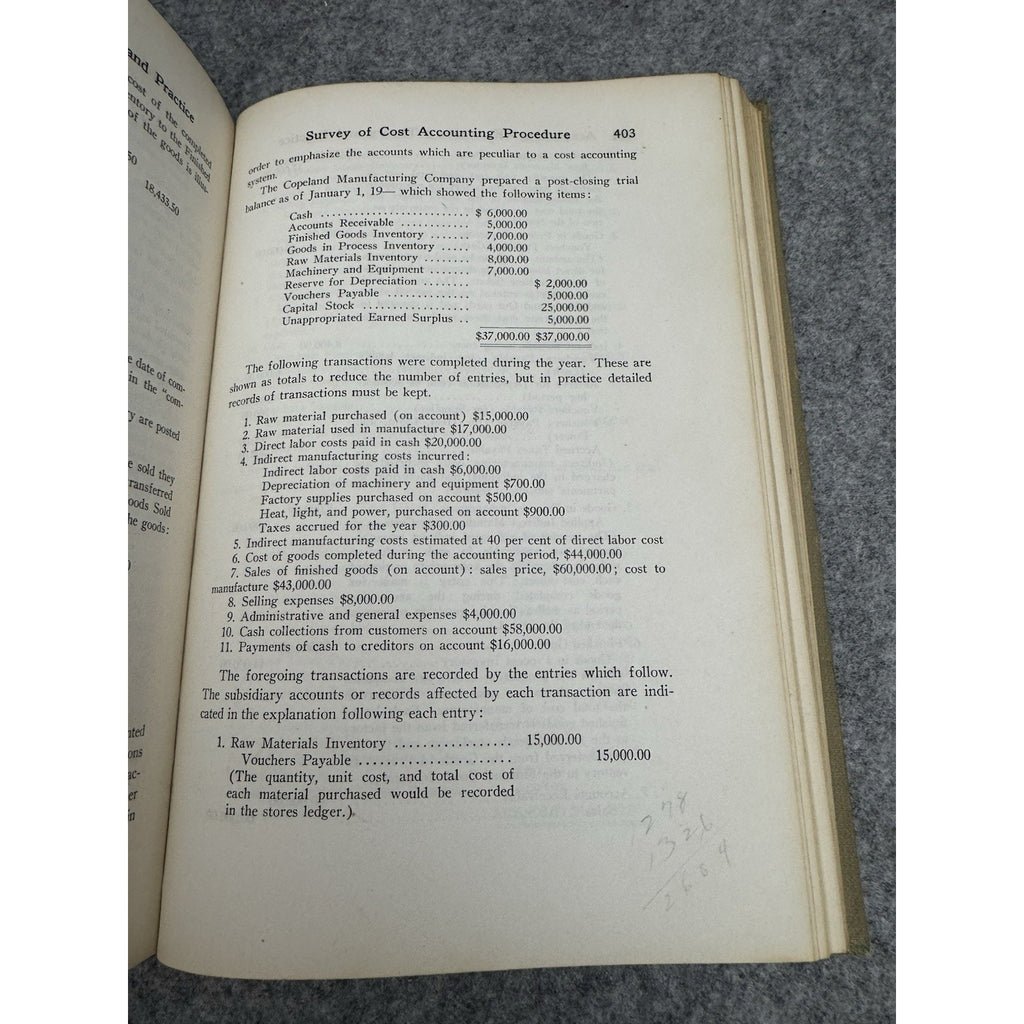 Accounting Elementary Theory Practice Owens Kennedy 1950 3rd Ed HC