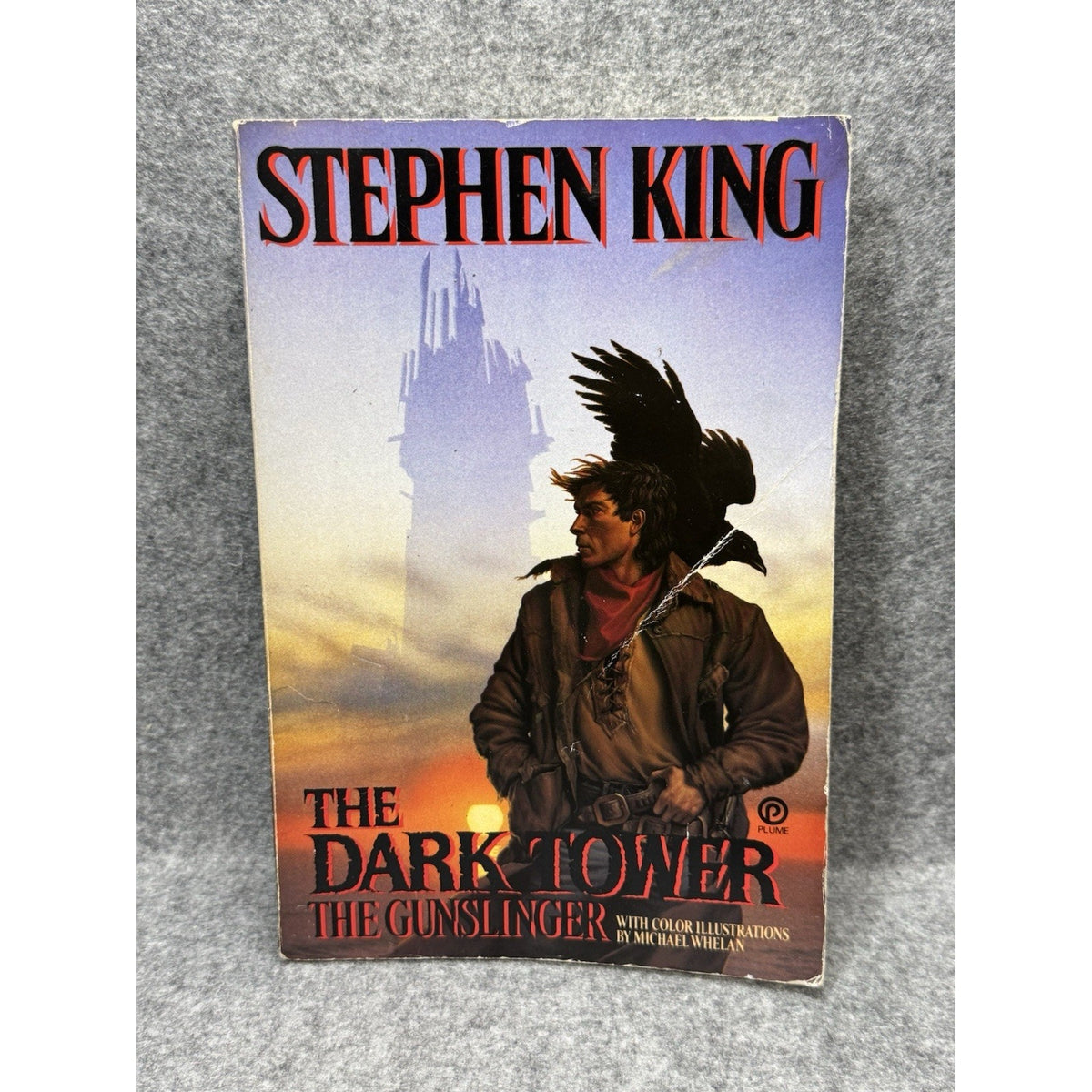 Stephen King The Dark Tower The Gunslinger 1988 1st Plume PB Whelan Illus