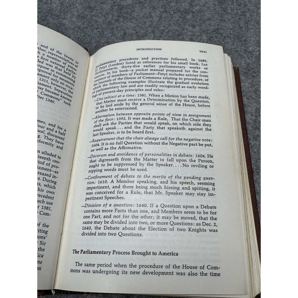 Robert’s Rules of Order Newly Revised 1970 Hardcover Parliamentary Procedure