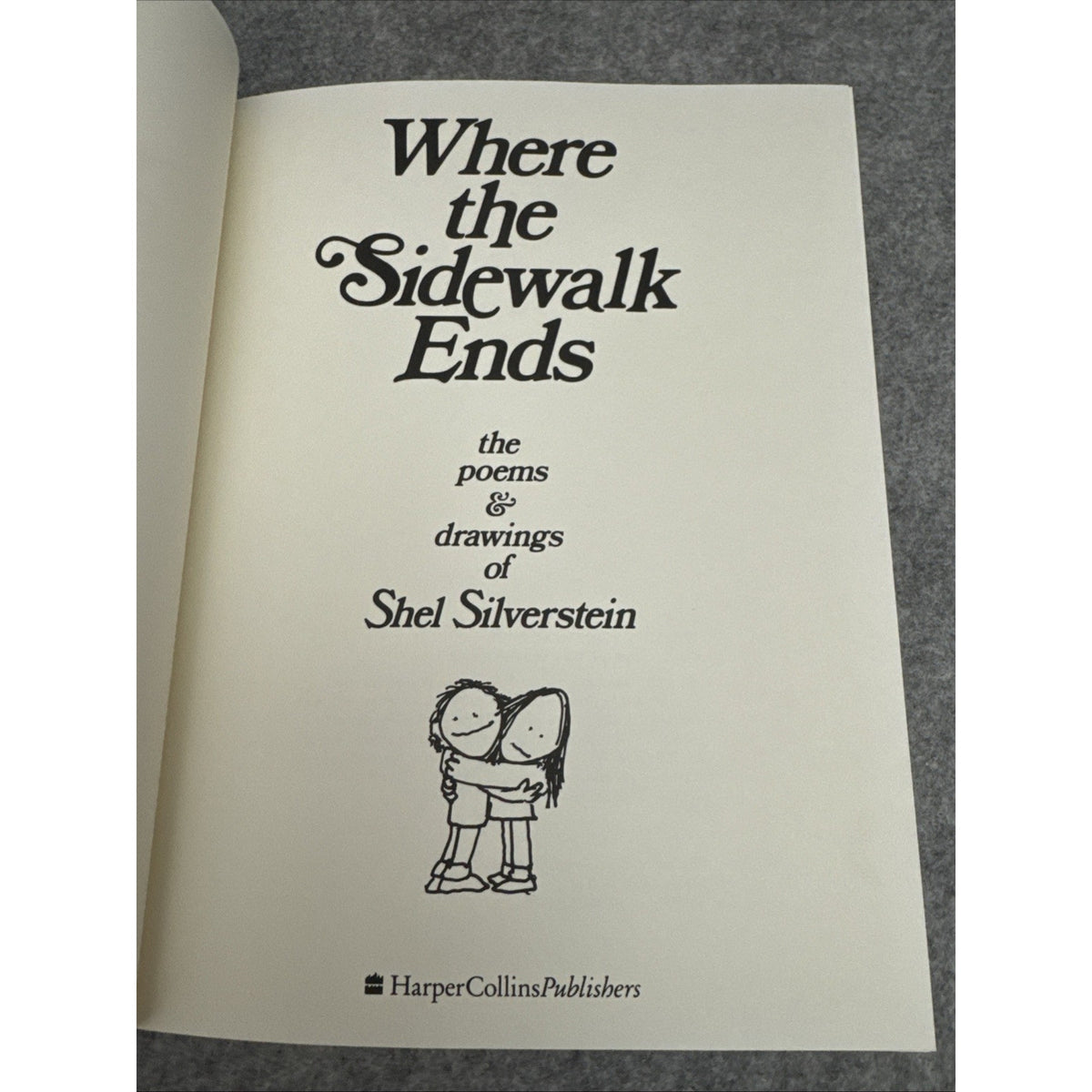 HarperCollins Where the Sidewalk Ends by Silverstein 1974 Illustrated HC