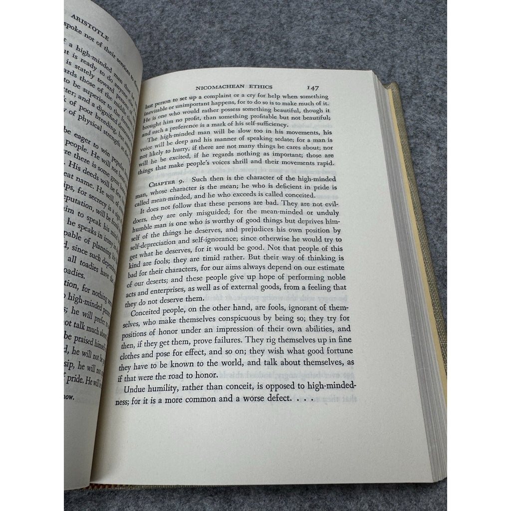 Aristotle On Man in the Universe Classics Club Hardcover Metaphysics Ethics