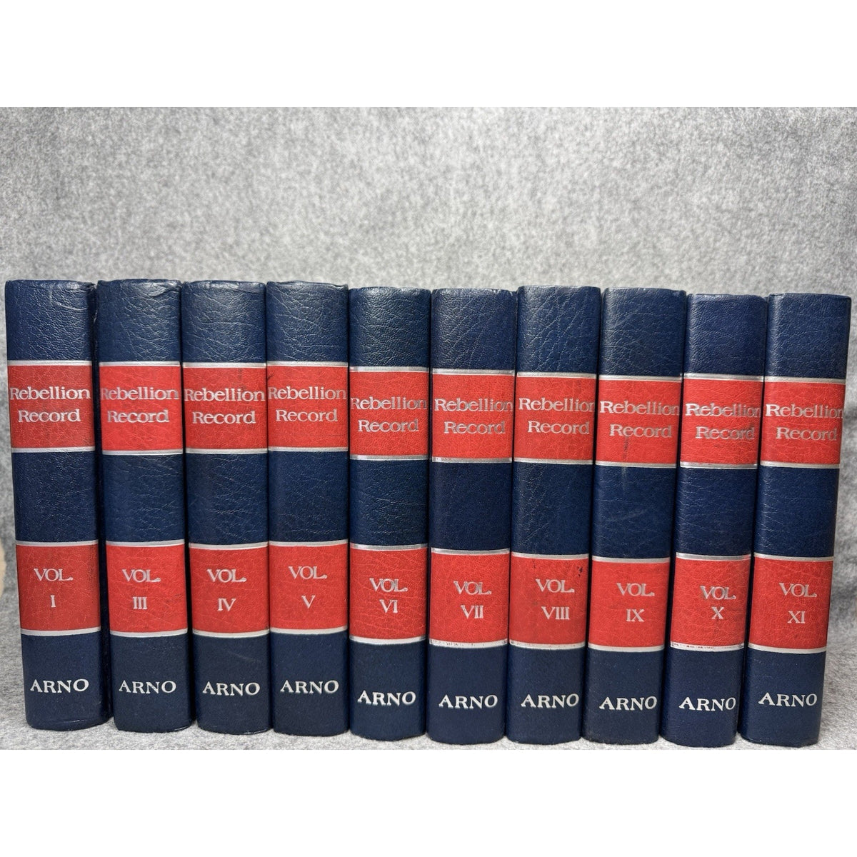 Rebellion Record Civil War Frank Moore 10 Vol Set Arno 1977 Vols 1,3-11