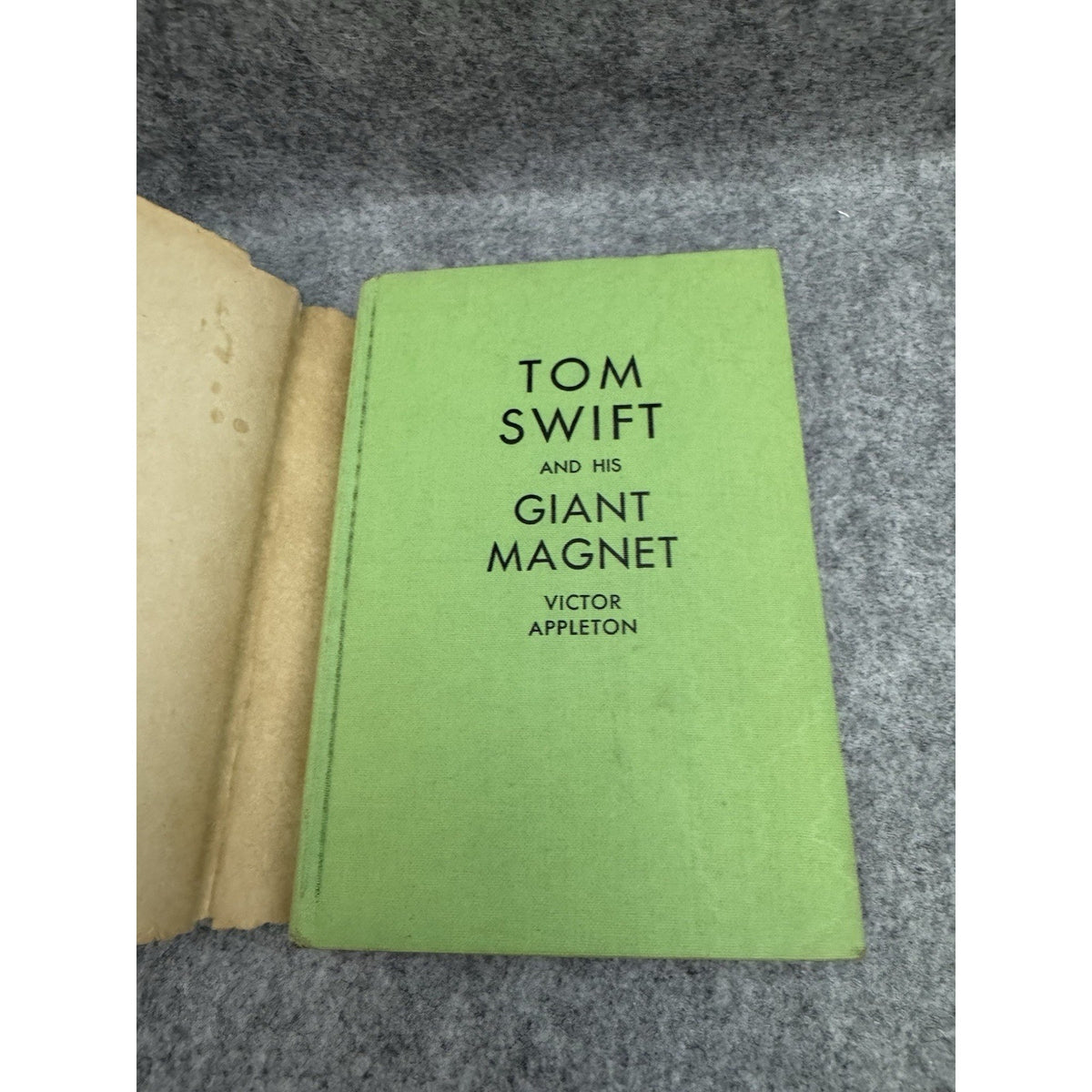 Tom Swift and His Giant Magnet 1932 Victor Appleton HC DJ Whitman 2169