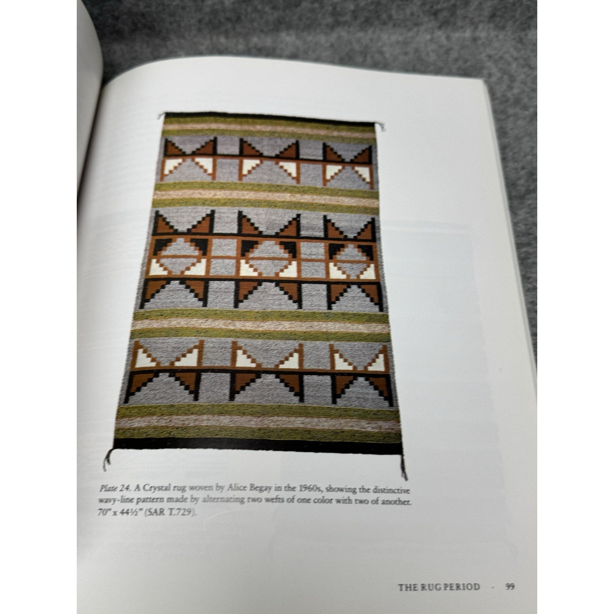 1985 Navajo Weaving Three Centuries of Change Kate Peck Kent First Edition PB