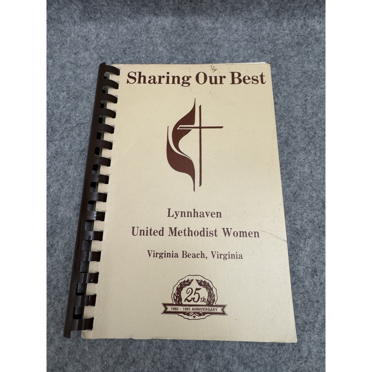 Sharing Our Best Lynnhaven United Methodist Women Cookbook 1985 VA Beach