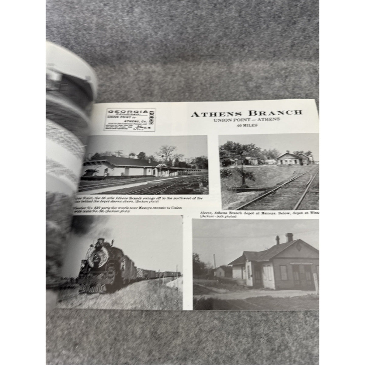 Georgia Railroad Album by William Forrest Beckum Jr. and Albert M. Langley...