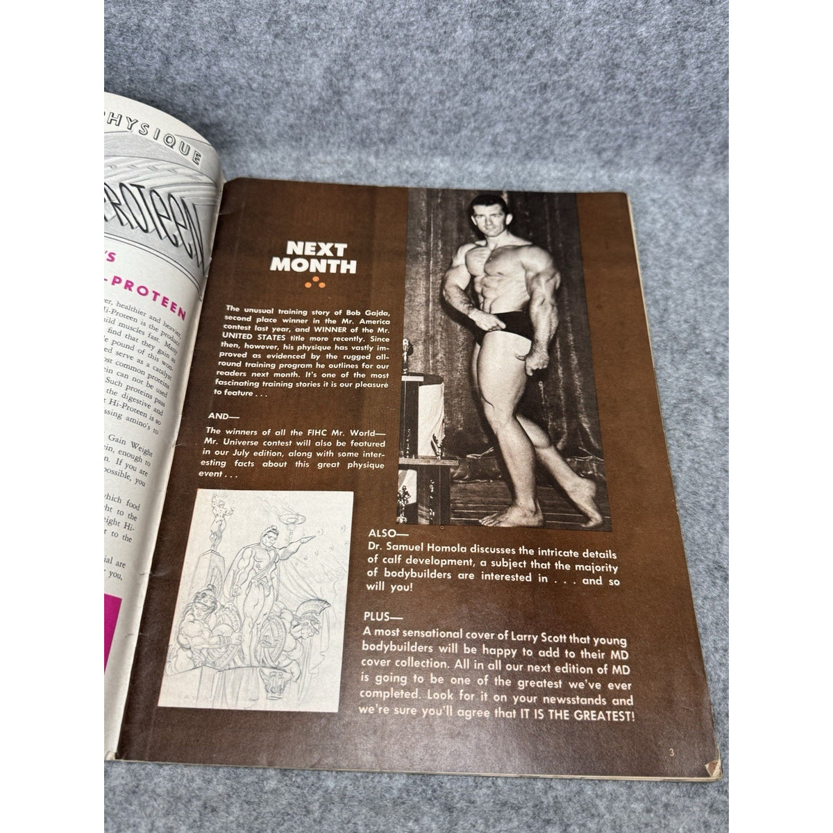 Muscular Development June 1966 Rodrigue Picard Bodybuilding Magazine