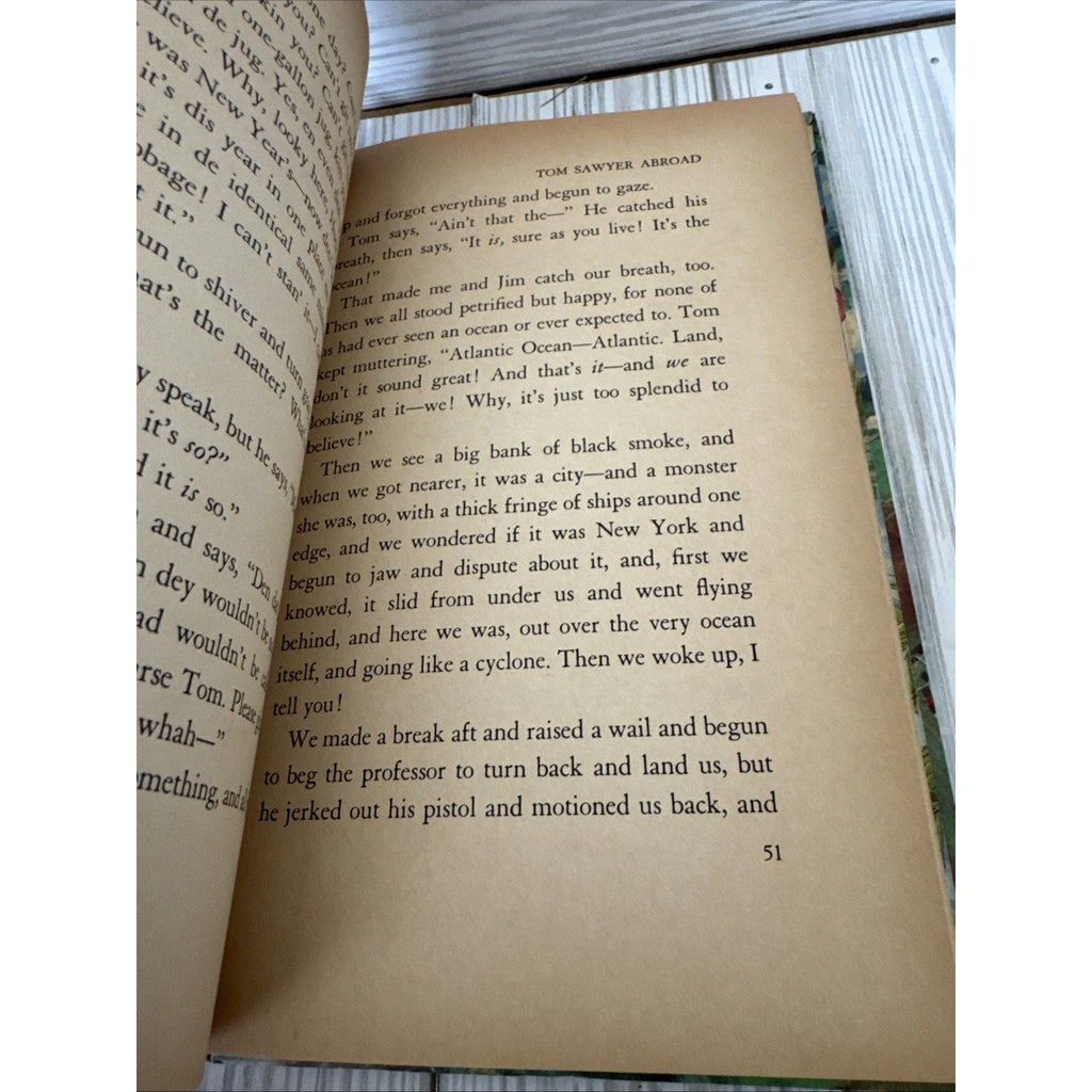 Tom Sawyer Abroad By Mark Twain 1967 Hardcover Illustrated