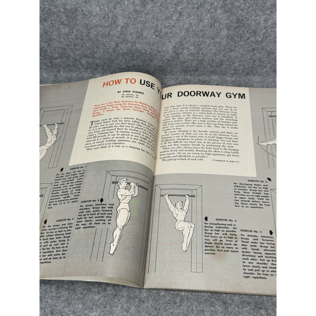 Muscular Development May 1966 Les Spendlove Elmo Santiago Bodybuilding Magazine
