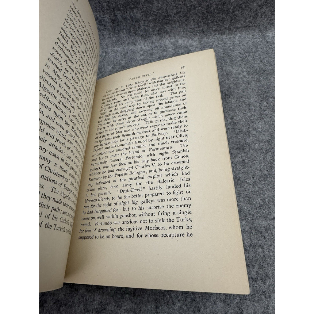 Story of the Barbary Corsairs 1894 Lane-Poole HC Putnam History