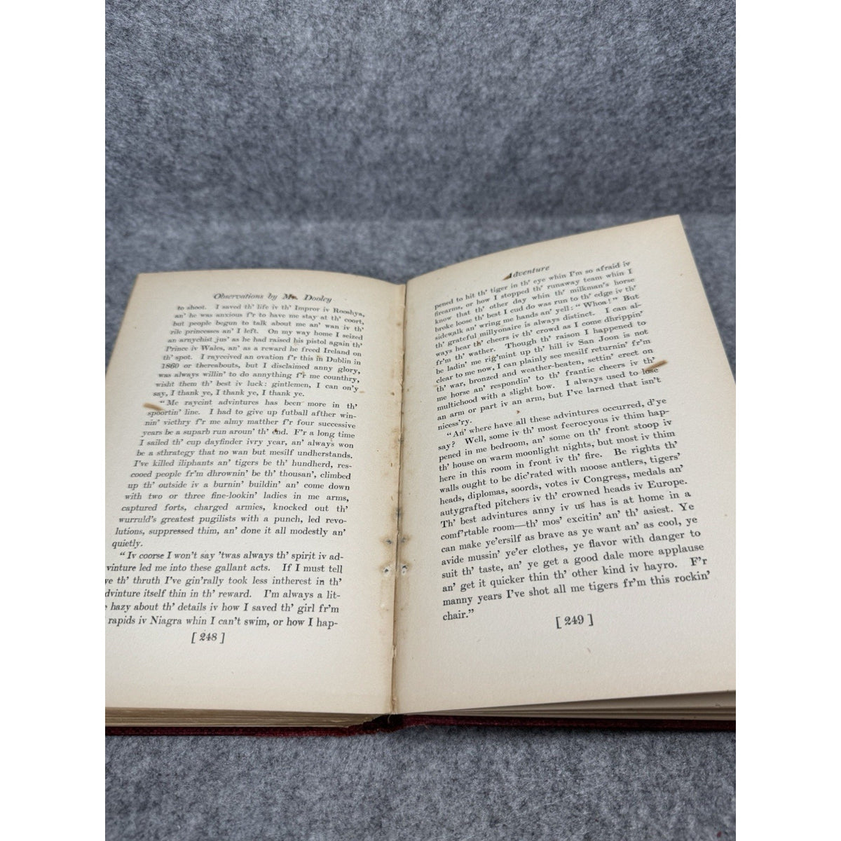 Observations by Mr. Dooley 1902 First Edition First Impression Finley P Dunne