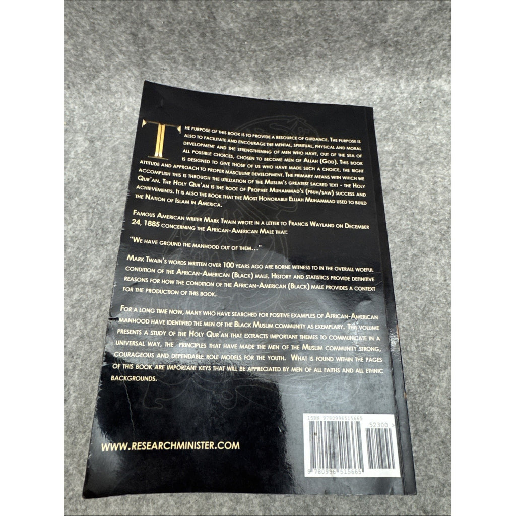 Manhood Principles, Parables, Concepts and Characteristics from the Holy Qur'an