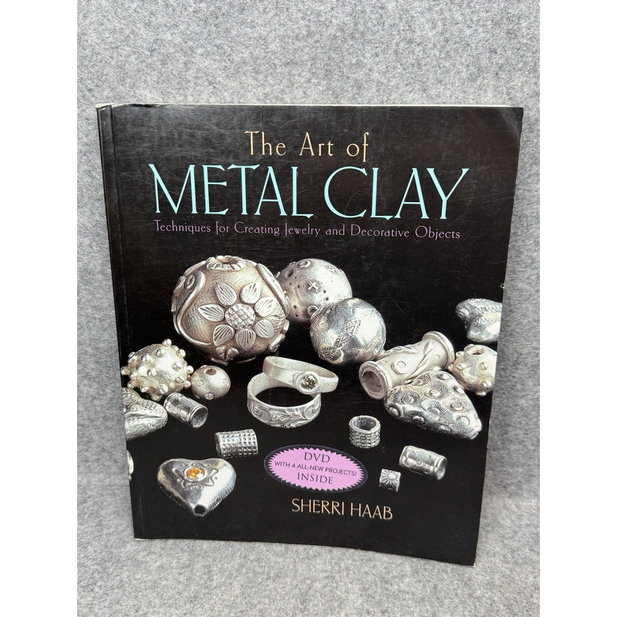 The Art of Metal Clay Sherri Haab 2003 Jewelry Making Book With DVD