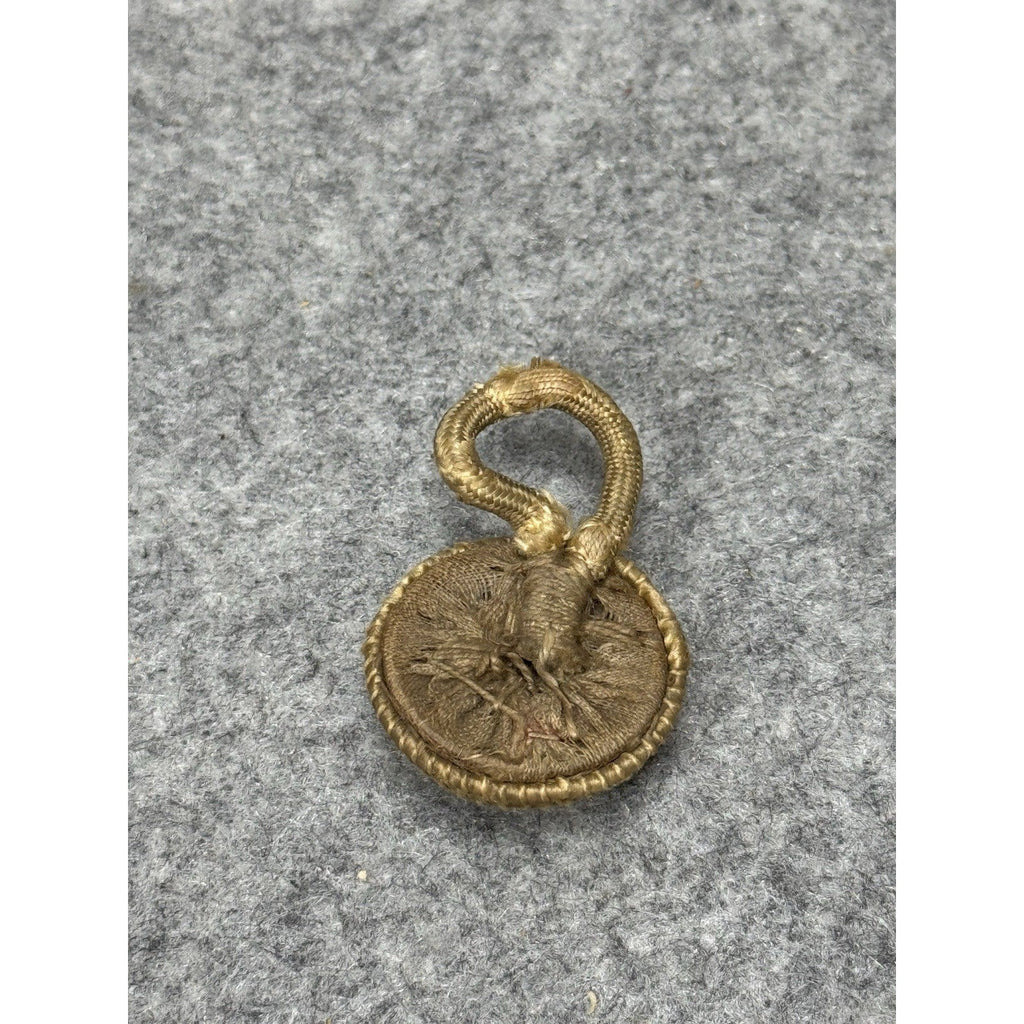 Dutch Army Officer Kepi Cockade Gold Bullion Orange Netherlands Hat Badge